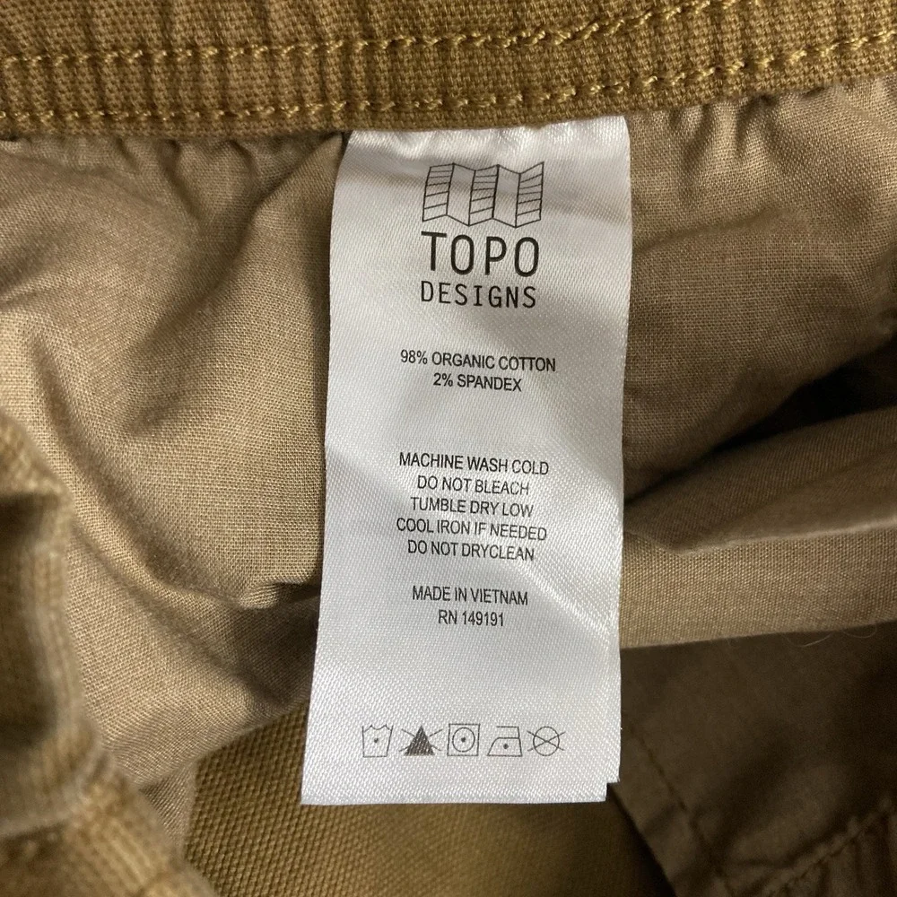 Topo Designs Pants Mens Medium 31